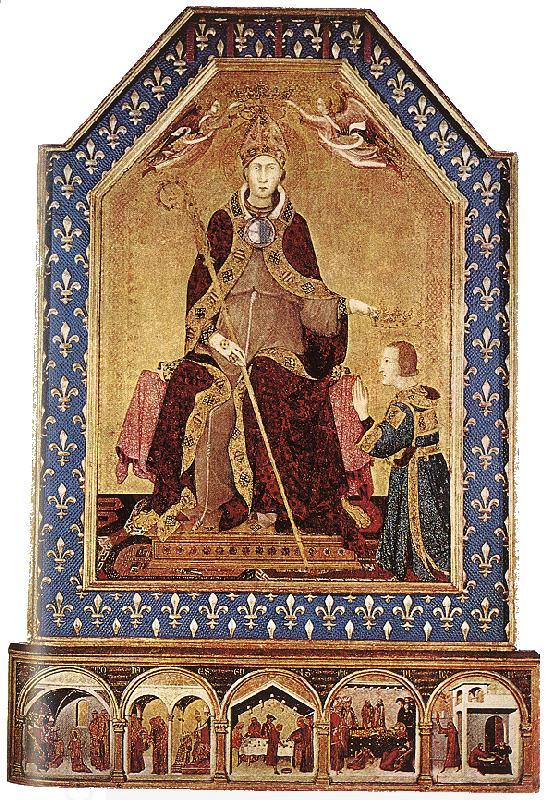 Simone Martini Altar of St Louis of Toulouse China oil painting art